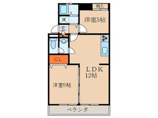 パラシオン城下の物件間取画像